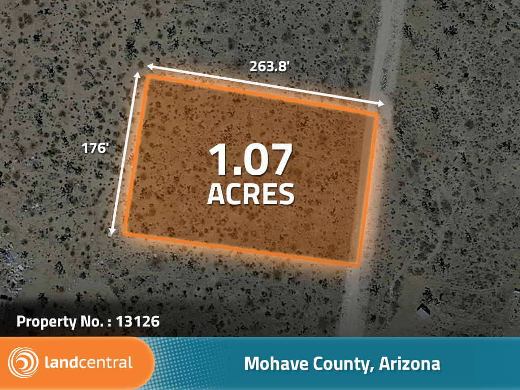 Over an acre in beautiful Arizona only 90 minutes from Las Vegas1