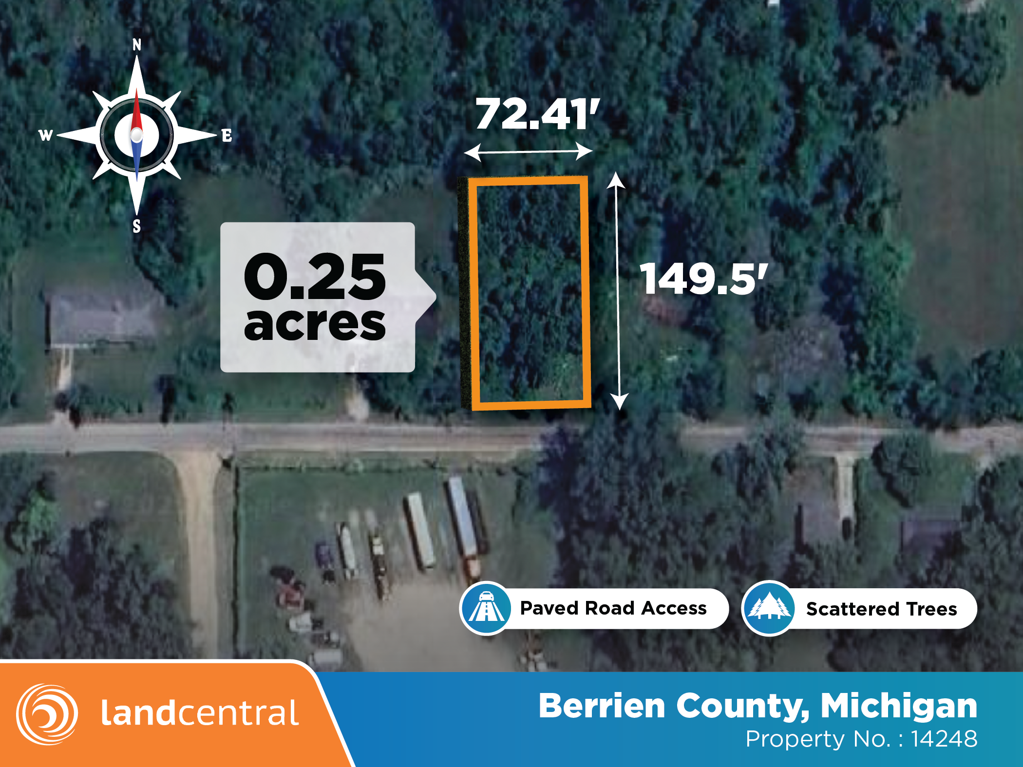 Quarter of an acre in a quiet part of a lakeside town1