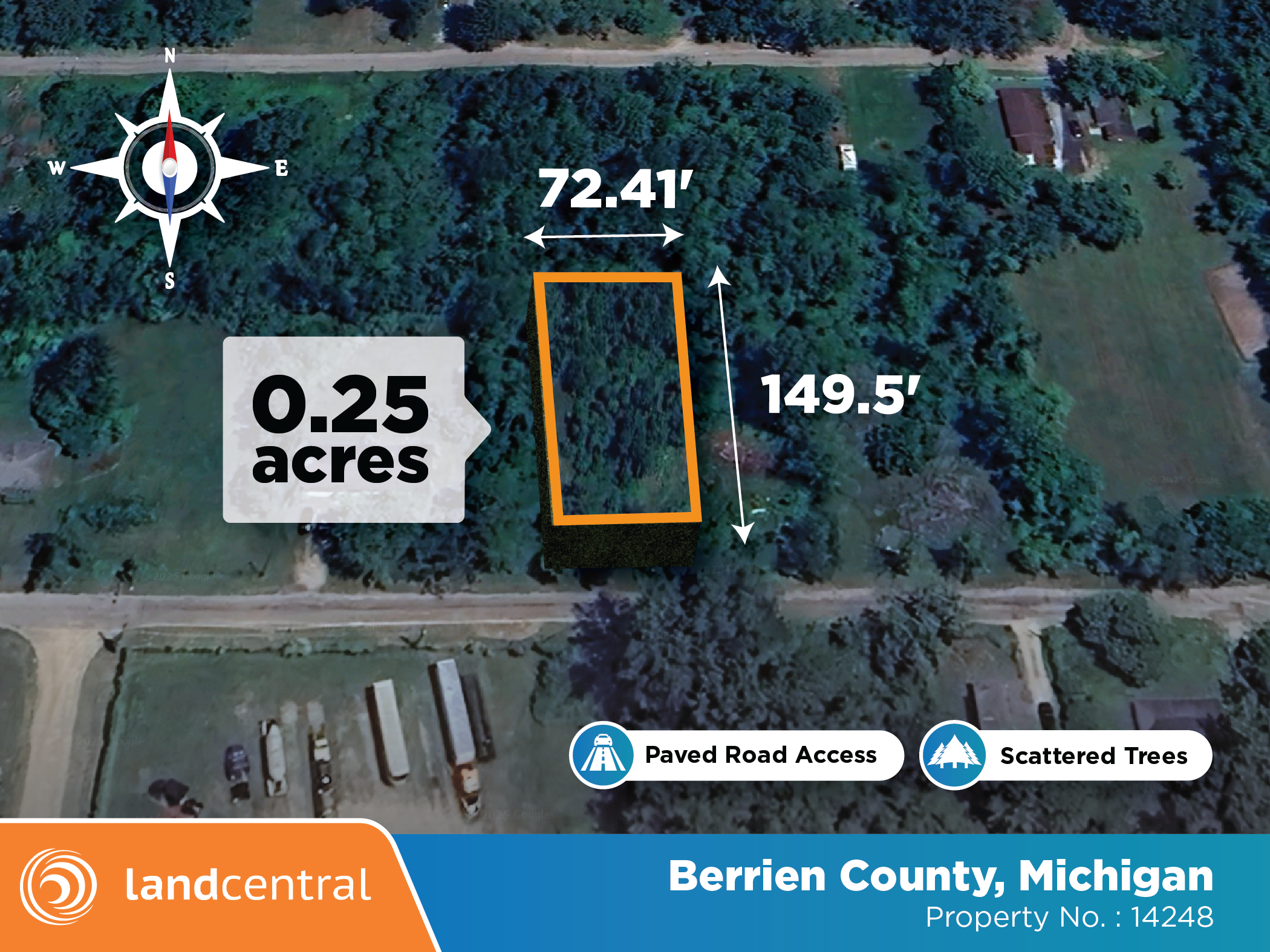 Quarter of an acre in a quiet part of a lakeside town2