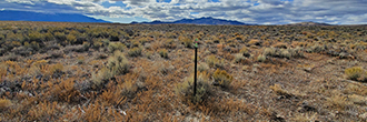 Perfect 10 acre square at the top right corner of Nevada