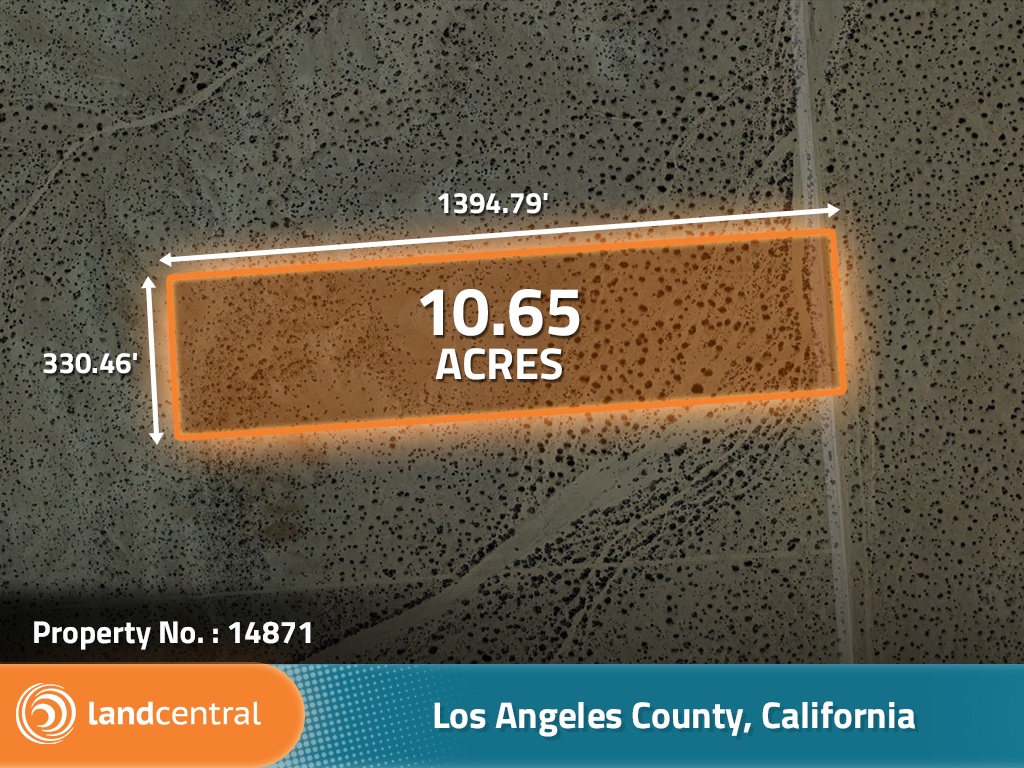 Almost 11 acres in the quiet desert part of Los Angeles county1