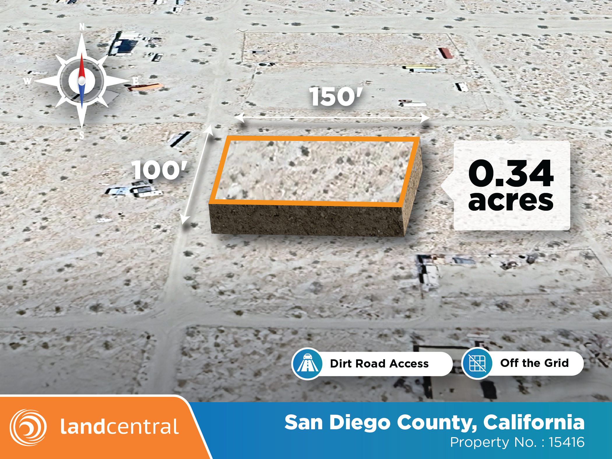 Nice sized lot perfect for a desert getaway and room for all the toys2