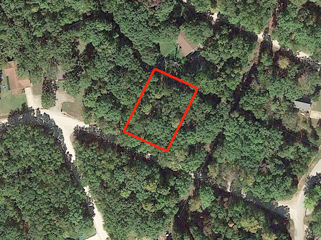 Treed property surrounded by lakes1