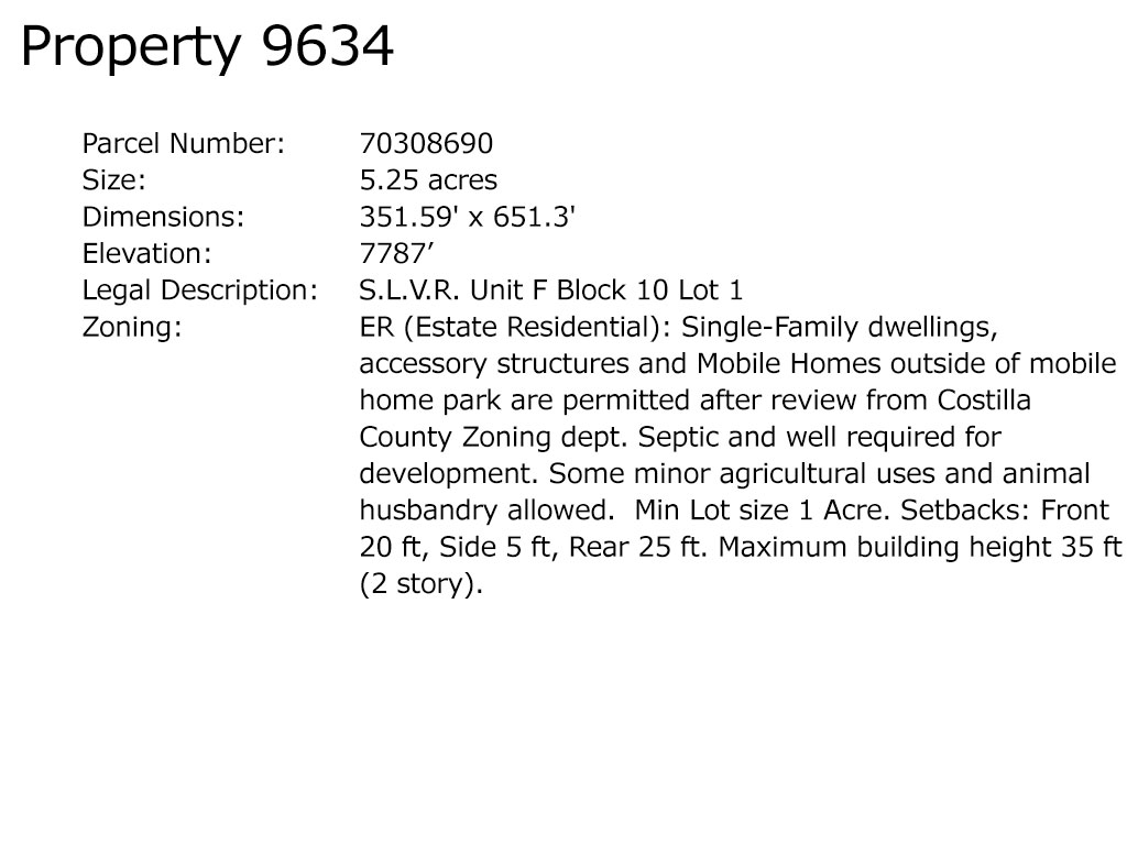 Savvy Investor Pack of Over 25 Acres of Southern Colorado Land1