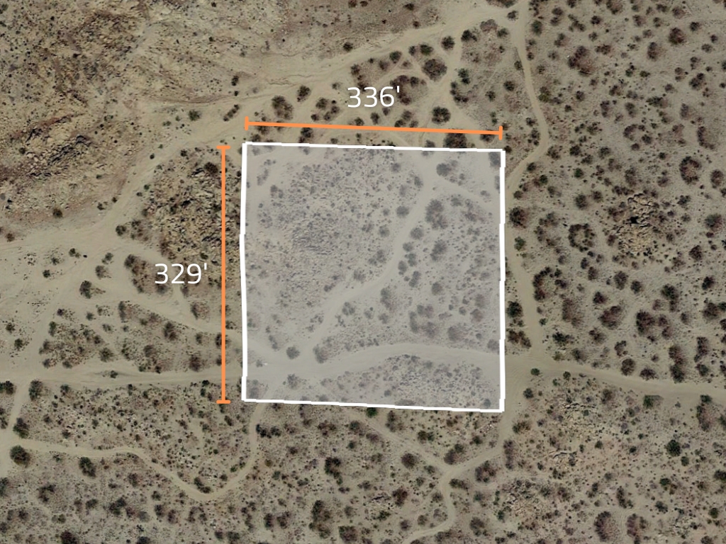 Over two and a half acres in the amazing California desert1
