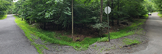 Benefit from this beautifully treed corner lot in Pennsylvania