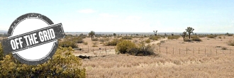 More than 3 acres on a corner lot in the California desert.