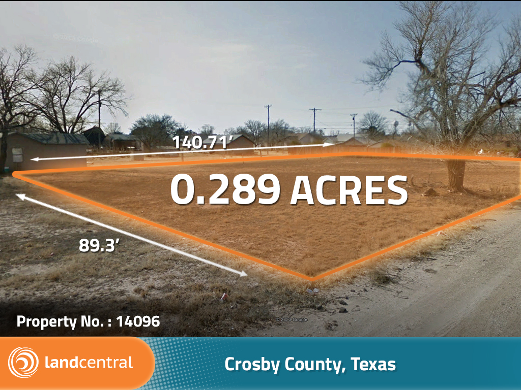 Nice sized corner lot in a small Texas town surrounded by farmland1