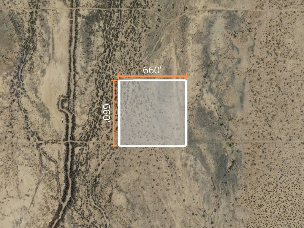 A square ten acres on the edge of town in Eloy, Arizona1