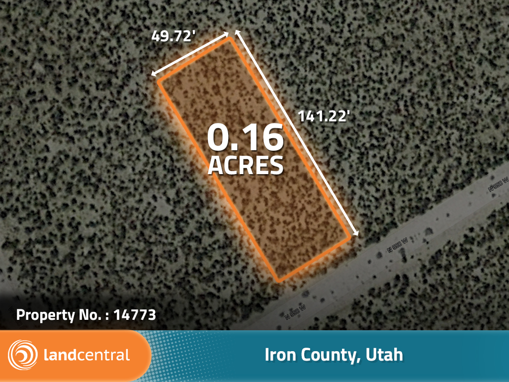 Flat property ready to be built on in an isolated part of Utah1