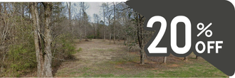 Great half acre lot just outside the Chattahoochee National Forest
